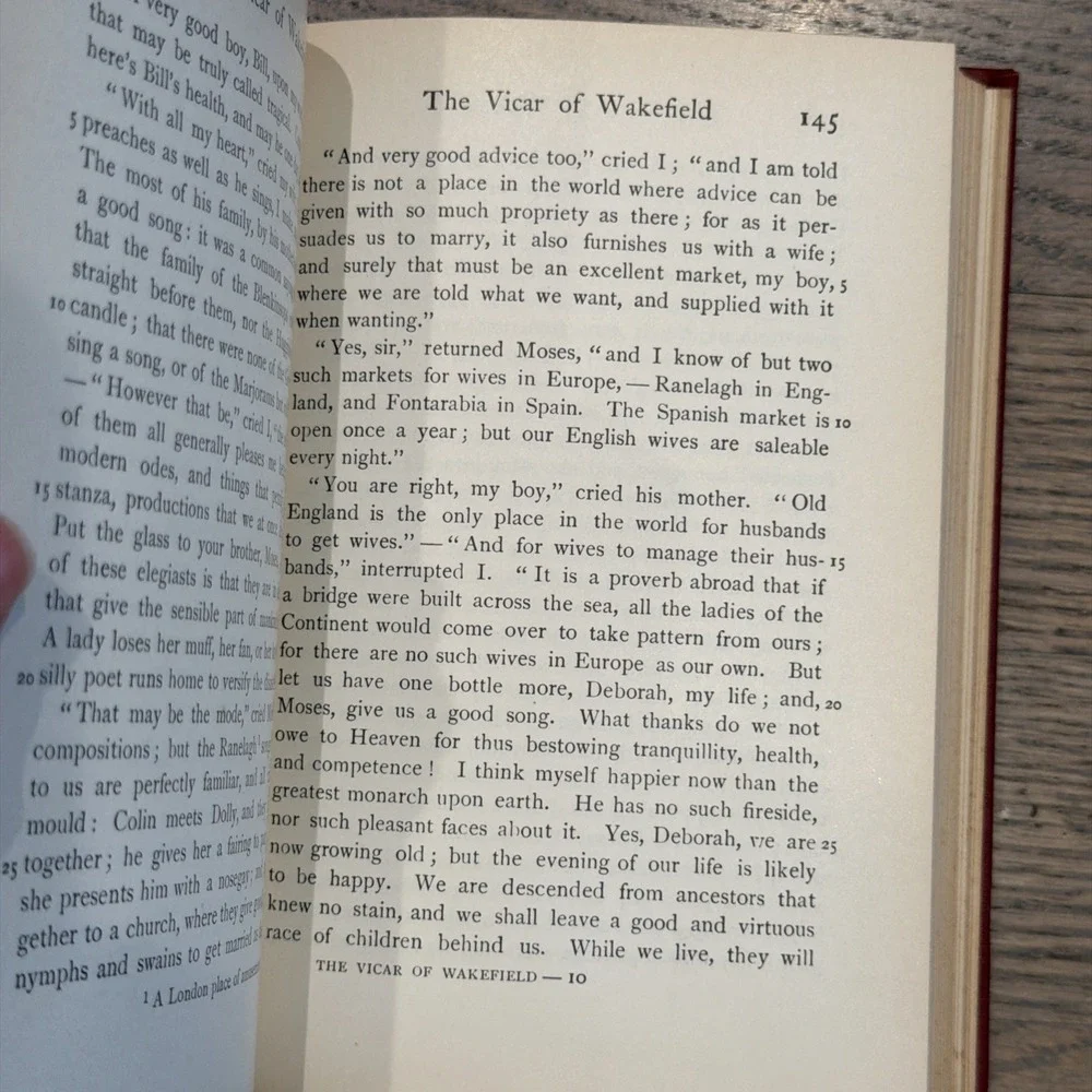 Goldsmith's‎ The Vicar of Wakefield & Deserted Village Gateway Series HC 1907
